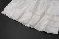 Draped Backless Sleeveless Mini Dress