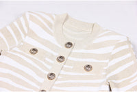 Spring Summer Women Sweater Classic High Quality Short Sleeve Jacket Knitwear