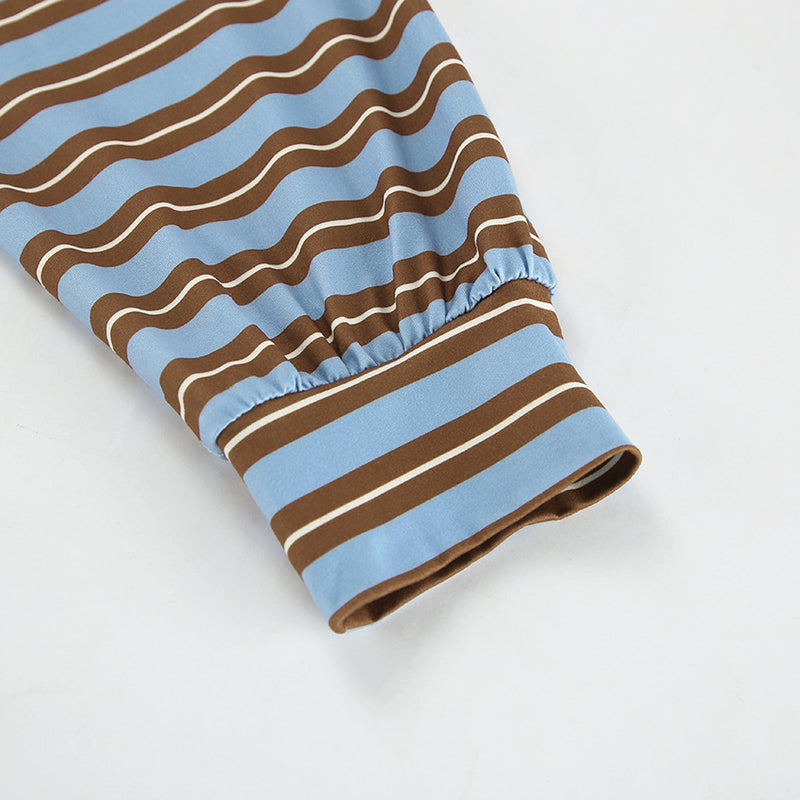 Cool Contrast Striped Top