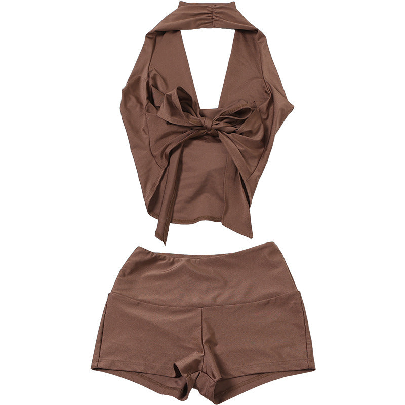 Swing Collar Elegant Mini Dress