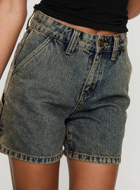 Summer Washed Denim Overalls