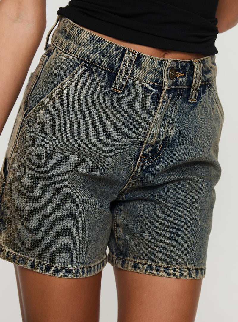 Summer Washed Denim Overalls