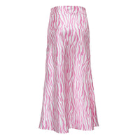 High-Grade French Printed Fishtail A-Line Skirt