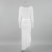 Elegant Sheer Two-Piece Set