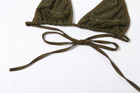 Lace Sling Bikini &amp; Skirt Set