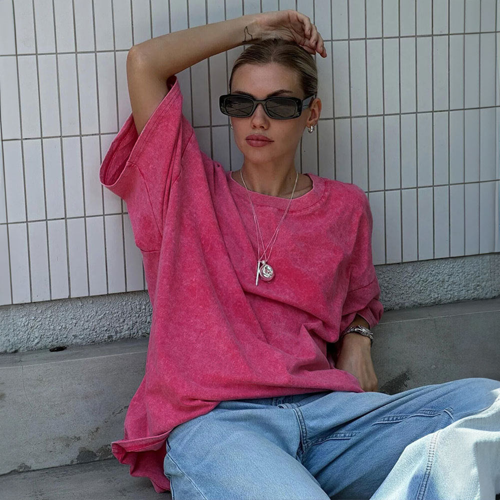Vintage Washed Short Sleeve T-Shirt – Lilla Haven