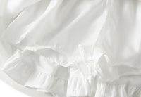 High-Waisted Ruffle Hem Mini Skirt