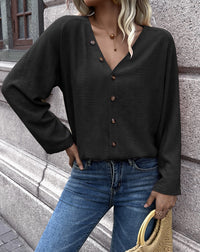 Single-Breasted Long-Sleeved Cardigan Shirt