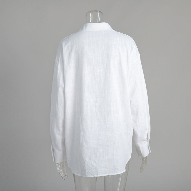 Casual Loose-Fit Button Shirt