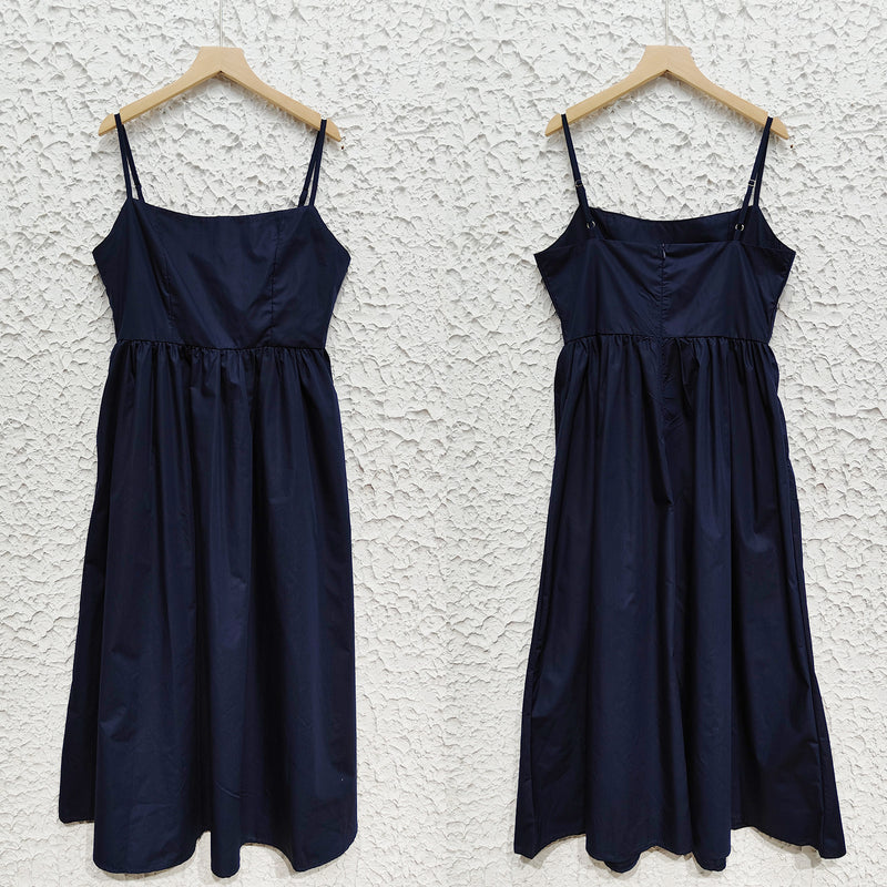 Backless Spaghetti Strap Swing Dress