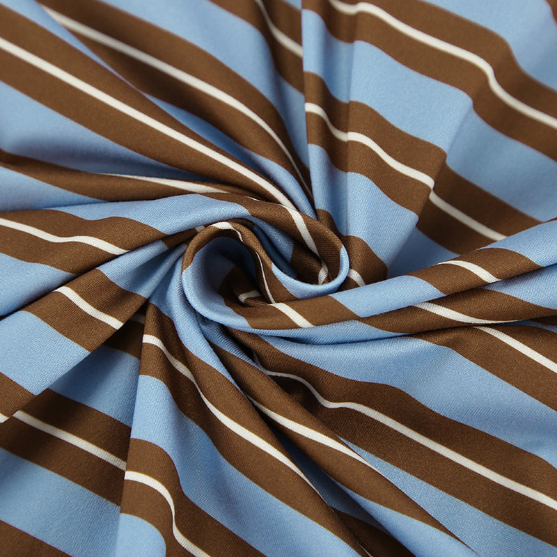 Cool Contrast Striped Top