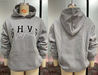 Graphic Print Velvet-Lined Hoodie