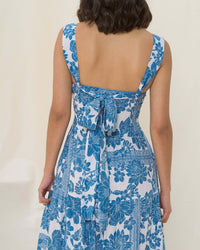 Summer Bohemian Vacation Beach Dress Loose Strap Dress