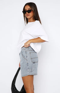 Summer Washed Denim Overalls