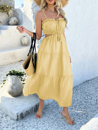 Casual Bohemian Solid Color Dress