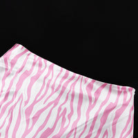 High-Grade French Printed Fishtail A-Line Skirt