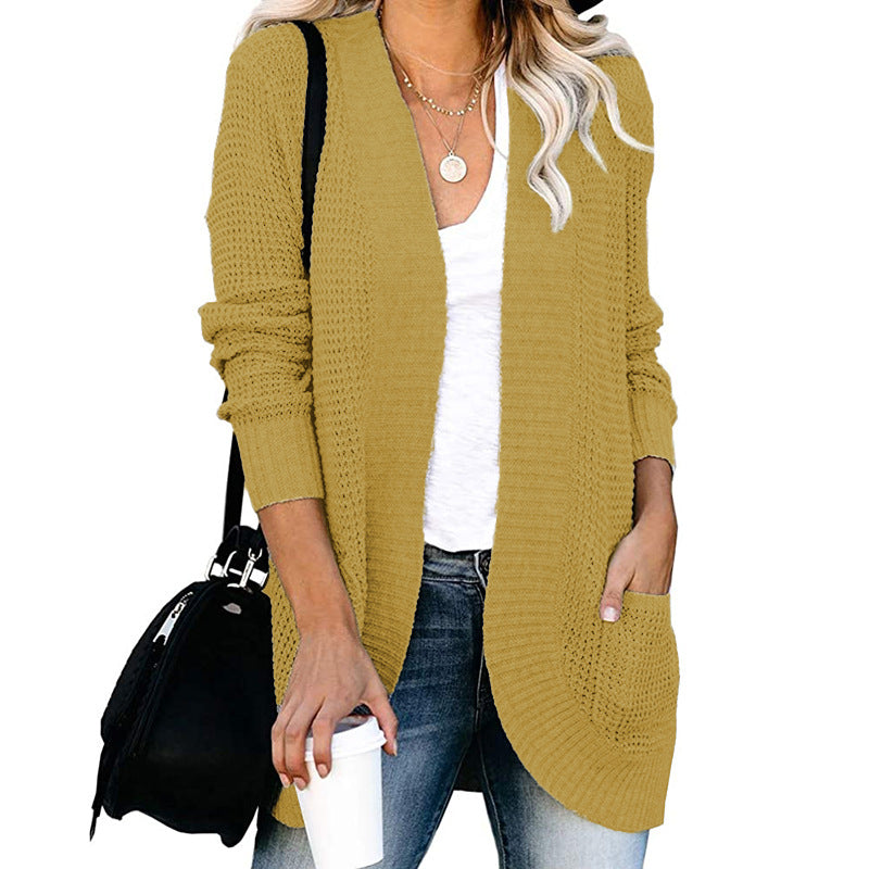 Knit Open Cardigan Sweater