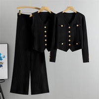 Slim Fit Knit 3-Piece Set