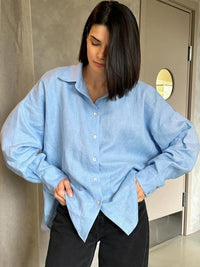 Casual Loose-Fit Button Shirt