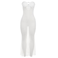 Off-Shoulder Cutout Slim Fit Long Dress