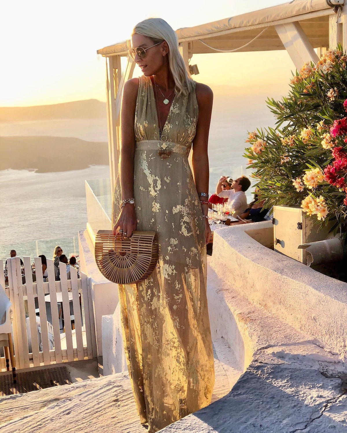 Elegant Halter V-Neck Summer Dress
