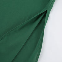 French Maxi Dress Cotton Linen Sleeveless Dress