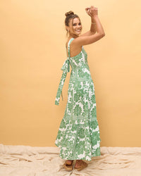 Summer Bohemian Vacation Beach Dress Loose Strap Dress