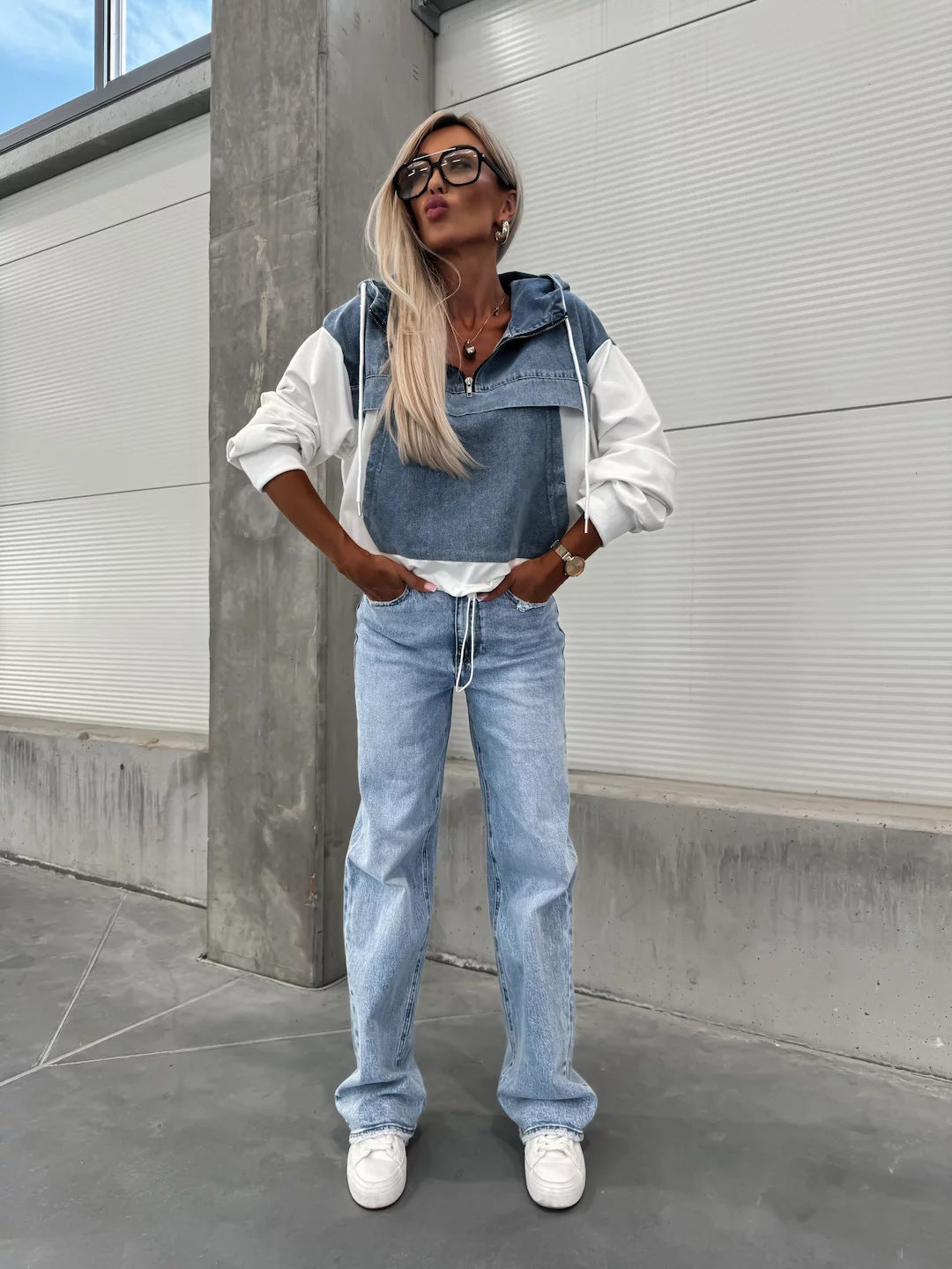 Loose Washed Denim Jacket