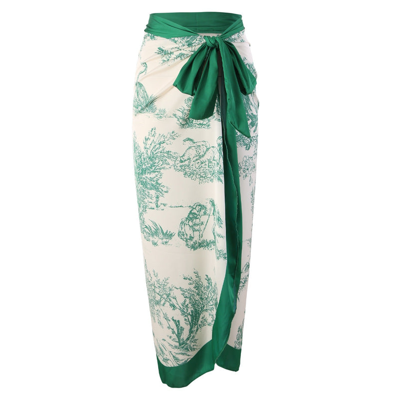 Green Gauze Skirt