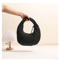 Straw Hand-Carrying Tote Bag