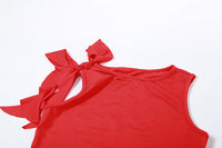 Elegant Sleeveless Top and Skirt Set
