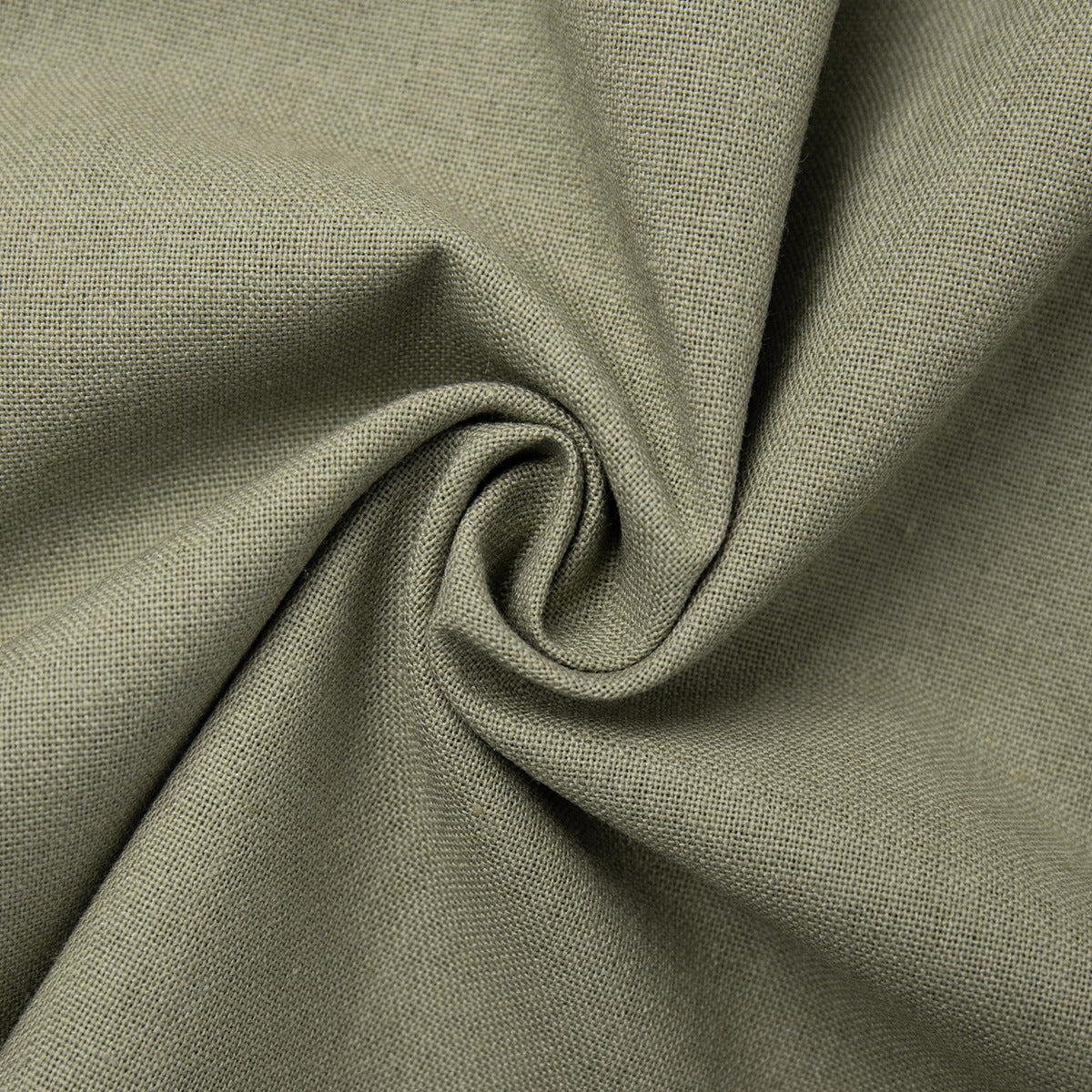 Round Neck Linen Vest &amp; Pleated Skirt Set