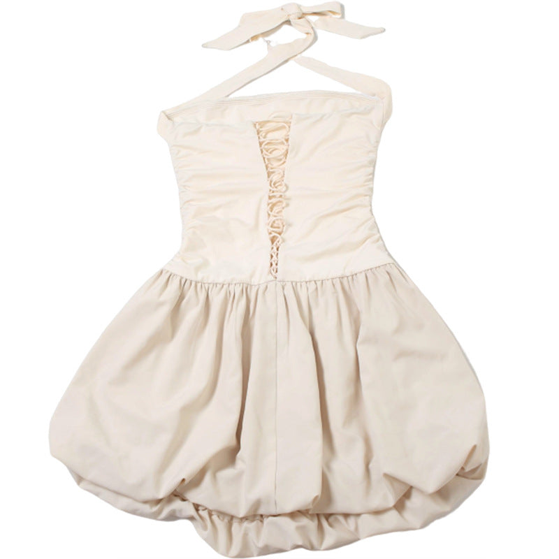 Waist-Slimming Sleeveless Mini Dress