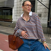 Cool Contrast Striped Top