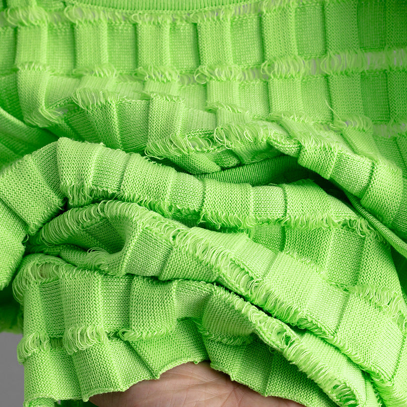 Knit Sleeveless Vest and skirt Set