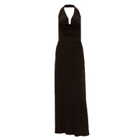Sexy Halterneck Vest Dress Women Long Backless Party Evening Dress