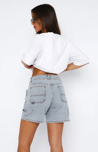 Summer Washed Denim Overalls