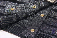 Spring Summer Women Sweater Classic High Quality Short Sleeve Jacket Knitwear