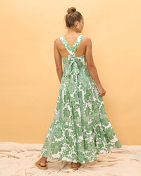 Summer Bohemian Vacation Beach Dress Loose Strap Dress