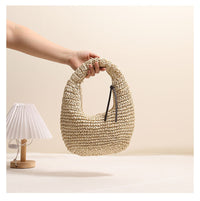 Straw Hand-Carrying Tote Bag