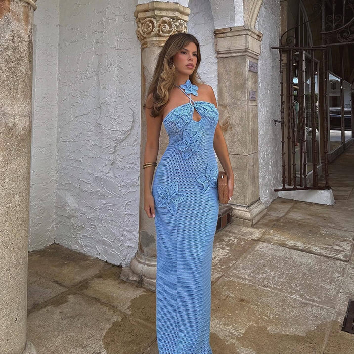 Spring Summer Tube Top One-Step Dress