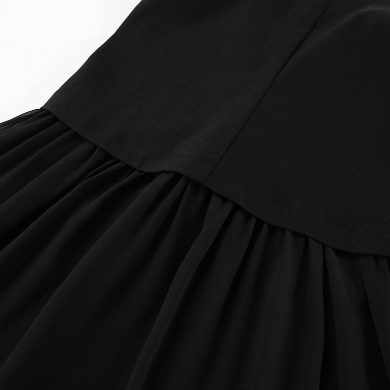 Spring Summer Sexy Elegant Design V neck Brace Slim Slimming Elegant Evening Dress French Anklet Dress Women