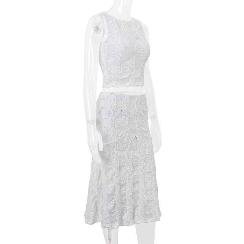 Casual Two-Piece Halter Top &amp; Pants Set