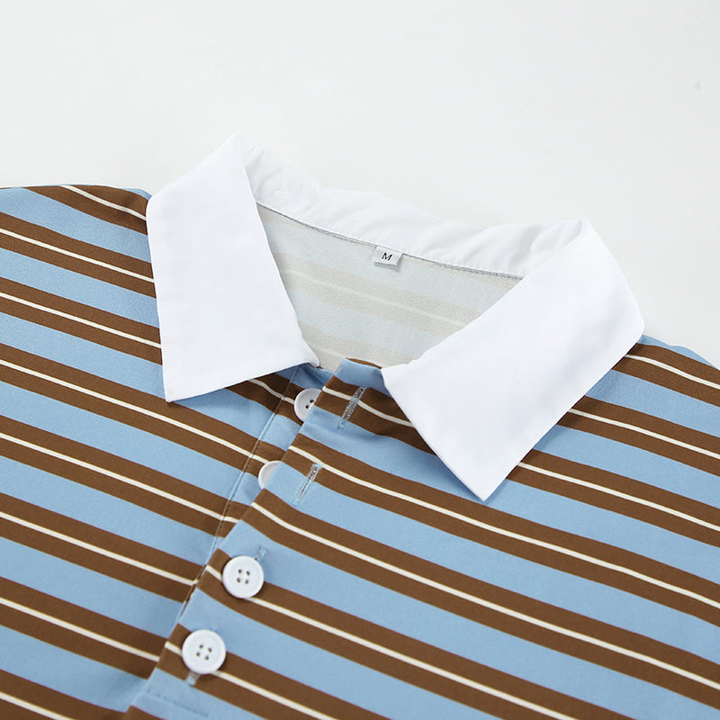 Cool Contrast Striped Top