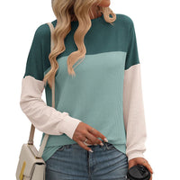 Color Block Loose Top