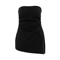 Slim-Fit Sleeveless Cotton Linen Top