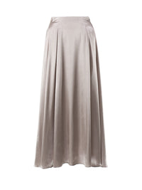 Elegant High Waist Long Skirt