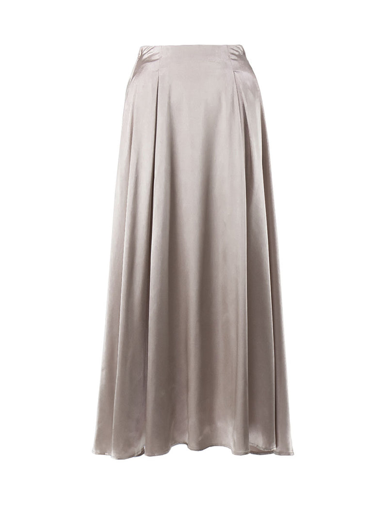 Elegant High Waist Long Skirt