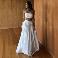 Cotton Suspender Lounge Dress