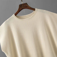 Ice Silk Sleeveless Top &amp; Wide Leg Pants Set